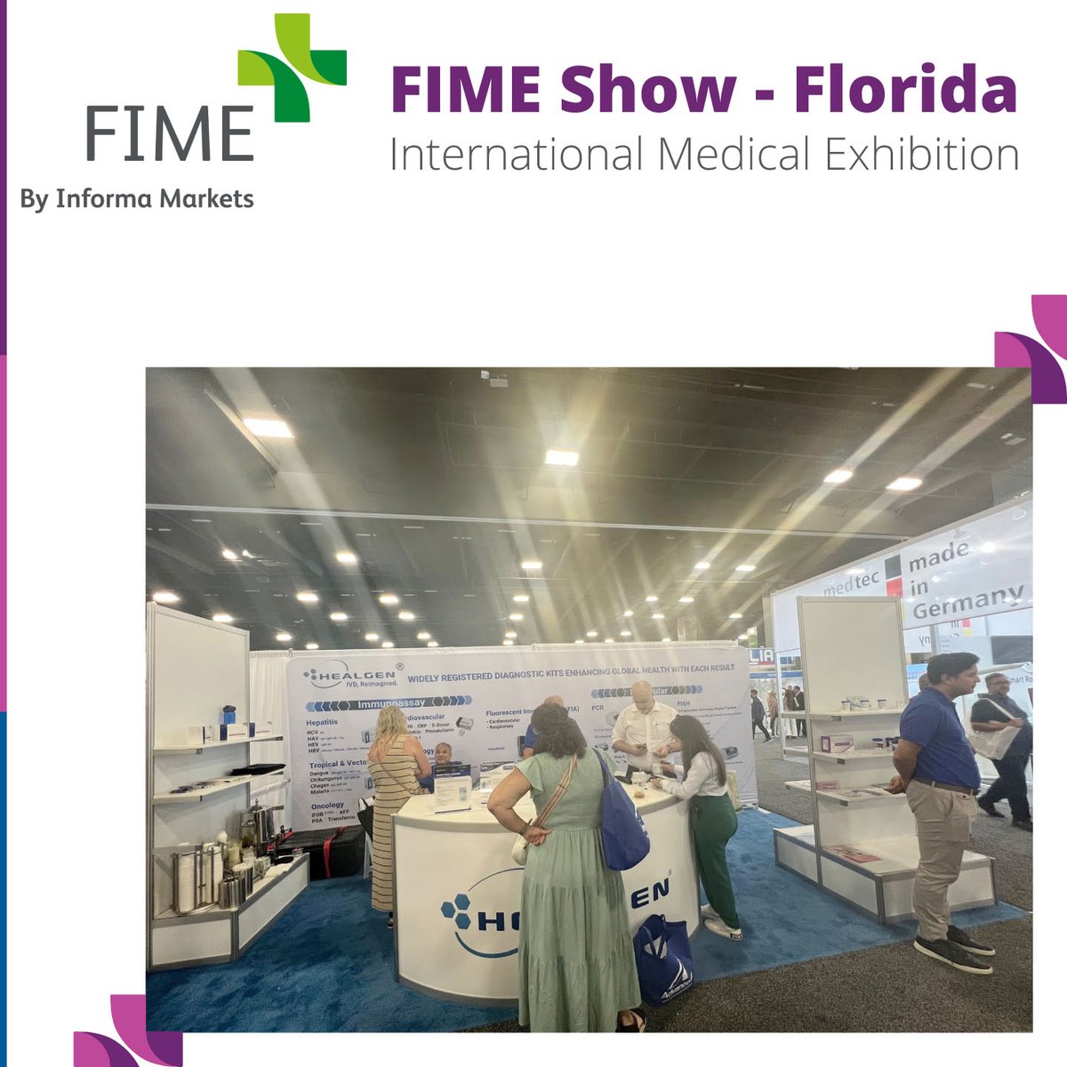MDC_Drug_Test's tweet image. Another Successful Year at #FIME2024 Medical Disposables Corp is Fully Committed to Always Bring You The Best Products In The Industry at the Most Competitive Prices. Always Keeping Up to Date , Always Evolving #MedicalInnovation #MedicalTrade #MedicalTechnology #Laparoscopy
