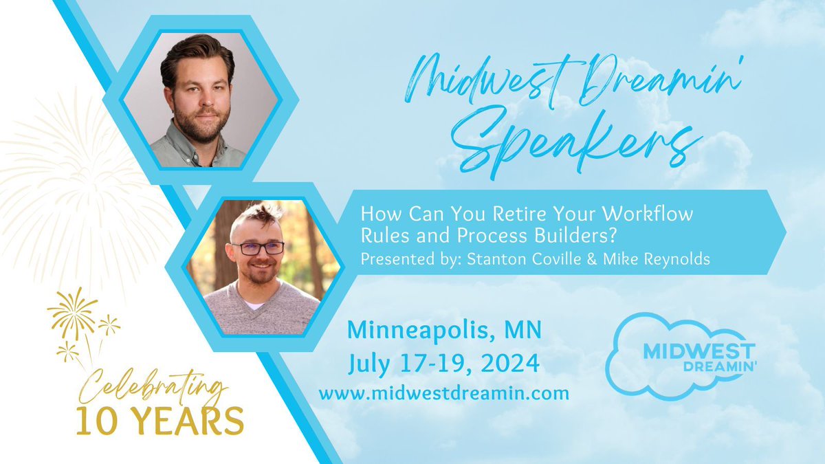 Midwest Dreamin' (@midwest_dreamin) on Twitter photo Come get your hands 'dirty' with <a href="/sfdc_mike/">Mike Reynolds</a> and Stanton Coville in a Hands-on Training at #MWD24! Come get your hands 'dirty' with <a href="/sfdc_mike/">Mike Reynolds</a> and Stanton Coville in a Hands-on Training at #MWD24!