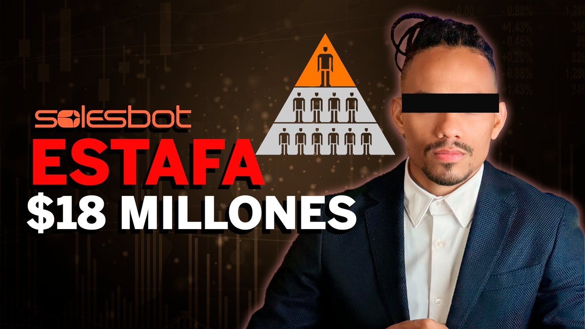 🔥Nuevo Video del canal de Inversiones🔥

❌SolesBot: Hoy vemos la Nueva Estafa Piramidal que se robó 18 millones de Dólares y les enseño a no caer en estas cosas
 
🔄Agradezco todo el cariño que le den a este tweet y al video❤️

📺youtube.com/watch?v=JTmr8X…
