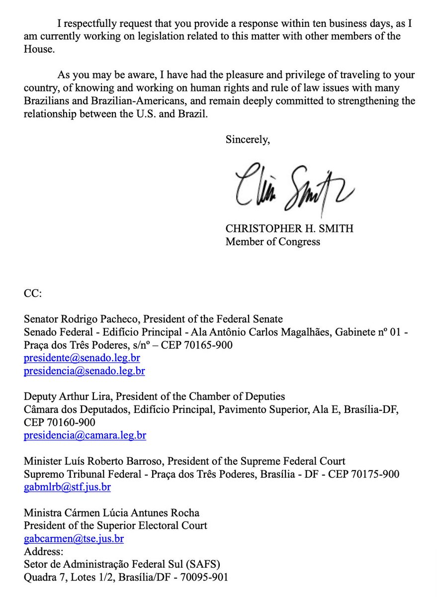 shellenberger's tweet image. Brazil claims to be a nation of laws, but its government is flagrantly violating its most important one: freedom of speech.  

Supreme Court Justice @Alexandre de Moraes is behaving like a dictator, secretly demanding that social media platforms censor and even ban independent…