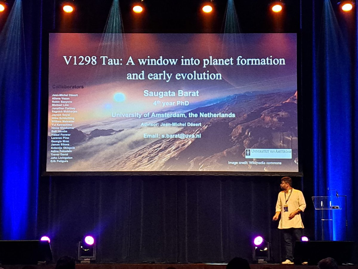 barat_saugata's tweet image. Presented our work today at #exoplanets5 ! It has indeed been a memorable experience!
Also thank you @smastrophysics - my conference partner for a decade now!
