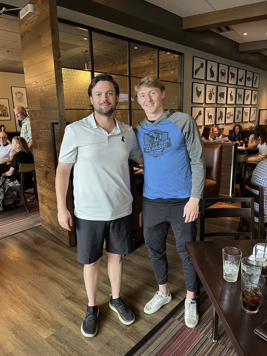 Great to see former Terrier and champion <a href="/ryanlarson_11/">Ryan Larson</a> while recruiting in Minnesota!