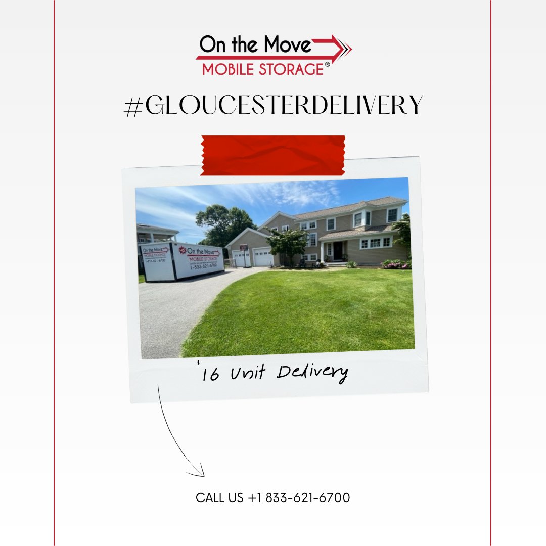Successfully delivered a 16' unit to Gloucester! 🚚 On The Move Mobile Storage is here to make your move seamless and stress-free. Need reliable storage and moving solutions? We've got you covered! #OnTheMove #StorageSolutions