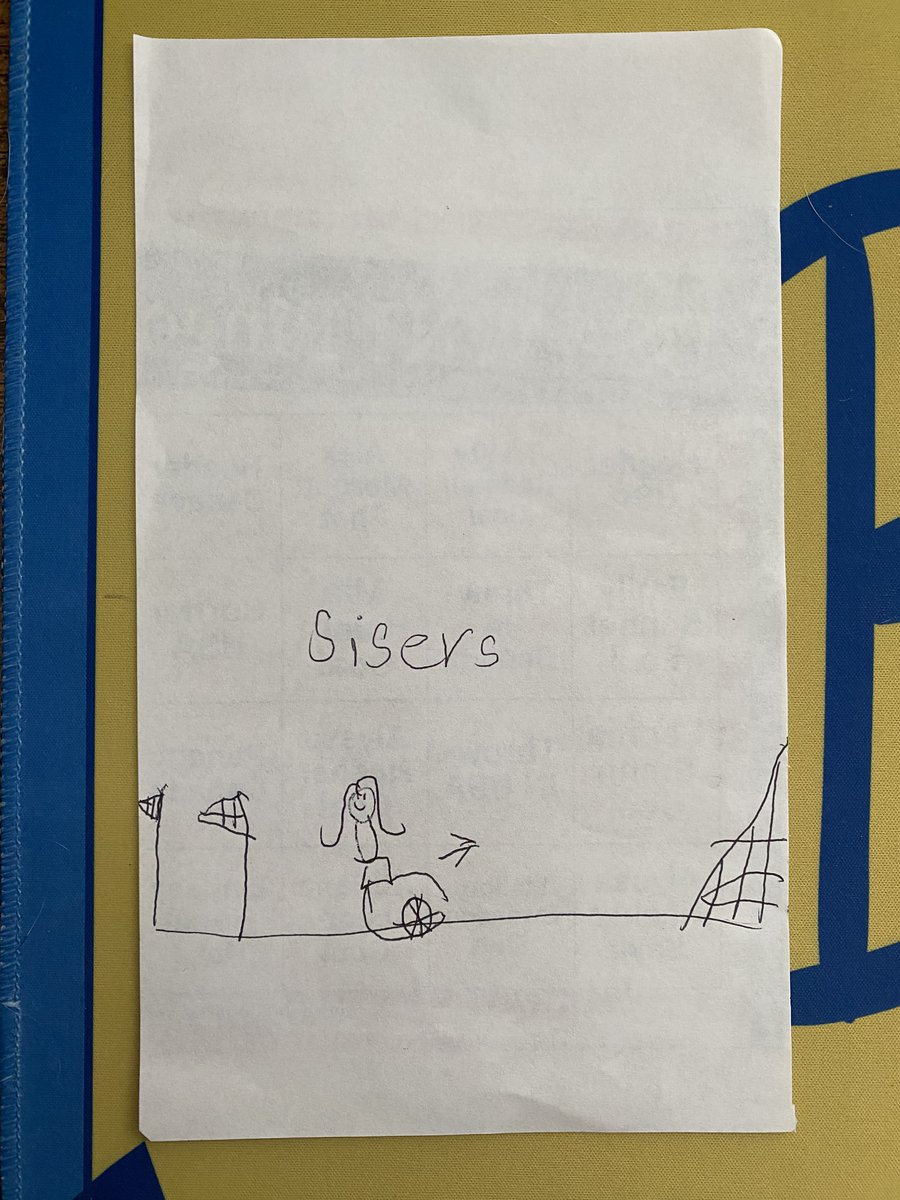 CSBarnes_'s tweet image. We took 30 x 5-7 yo inside during camp to play games. Lost power, so we prompted them, "draw your favorite moment of camp." 13 were scoring goals, 10 included at least 1 friend, 3 set in nature, 2 skills learned, and 2🤷‍♂️. Know who's in front of you and what their FUN looks like!