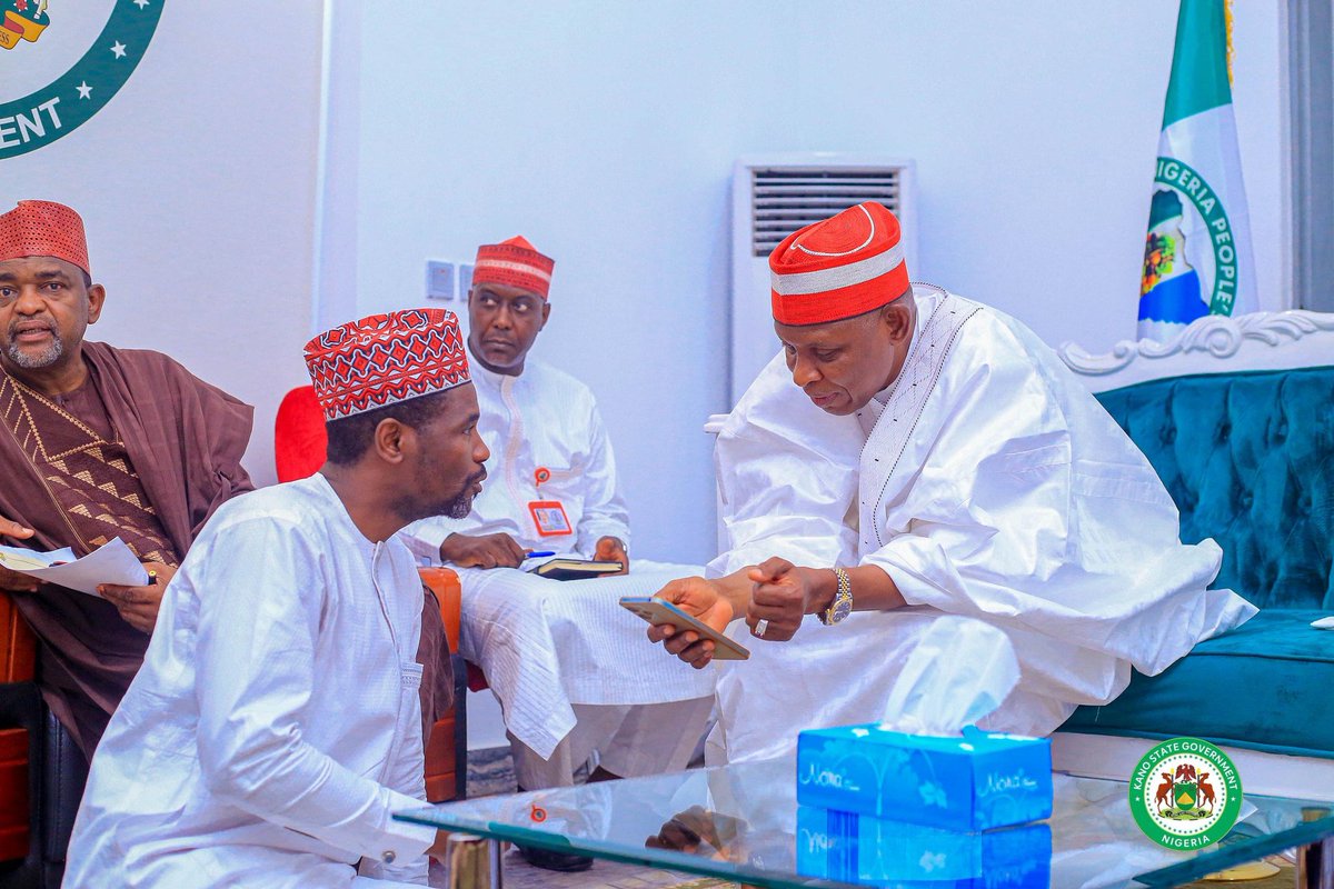 Yusuf Sharada🔴 (@sharada_yusuf) on Twitter photo Governor <a href="/Kyusufabba/">Abba Kabir Yusuf</a> remain focused and steadfast in providing dividends of democracy to Kano populace. Governor <a href="/Kyusufabba/">Abba Kabir Yusuf</a> remain focused and steadfast in providing dividends of democracy to Kano populace.