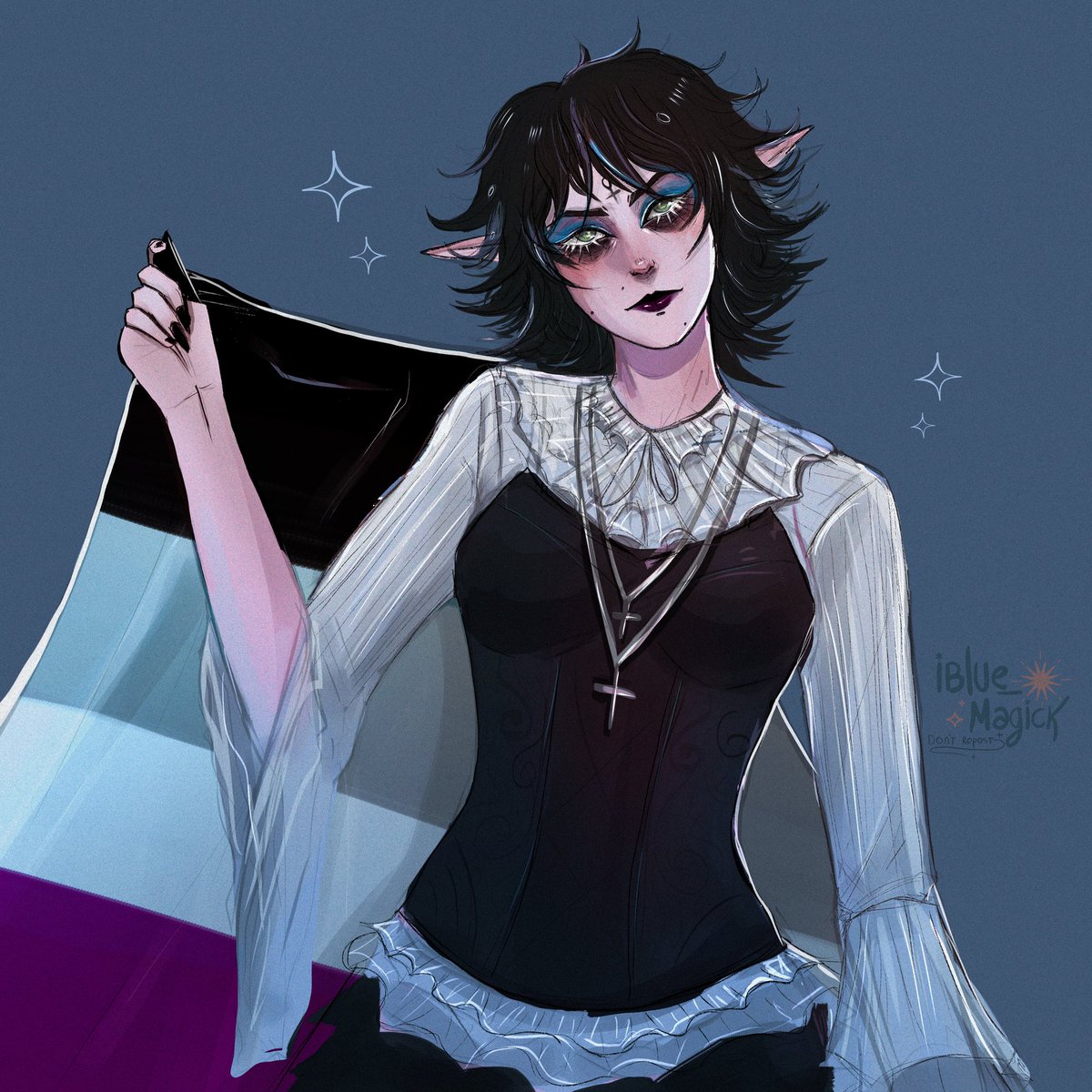 Asexual rights ✨️

#ych #pridemonth #pride2024 #lgbt #artmoots #digitalart #pride #opencommissions #comissions #oc