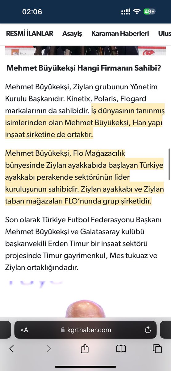 Mehmet Büyükekşi ve Erden Timur ortak işleri var bu durum ne kadar etik <a href="/TFF_Org/">TFF</a>