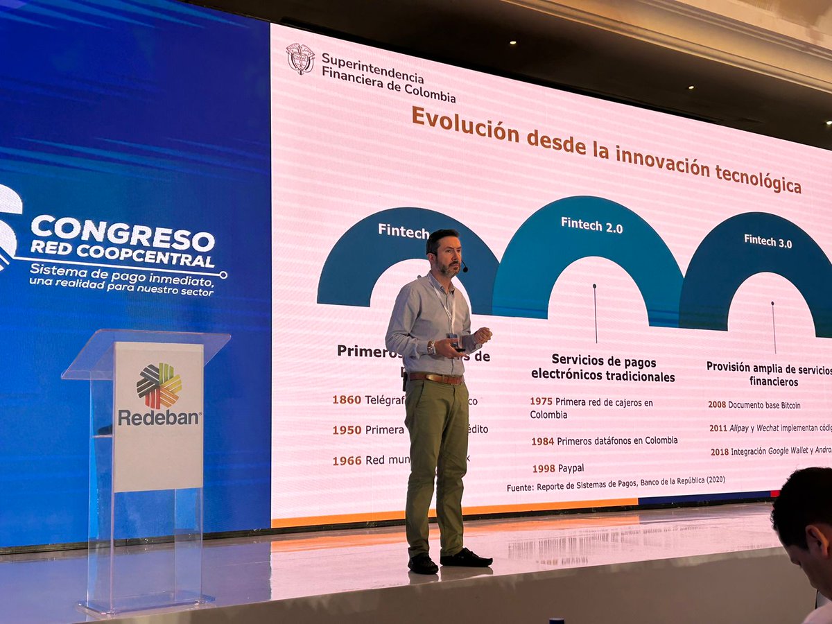Nuestro Delegado Adjunto para Intermediarios Financieros y Seguros, <a href="/FelipeNoval/">Felipe Noval</a>, participó en el #6CongresoRedCoopcentral que se realizó en Cartagena.