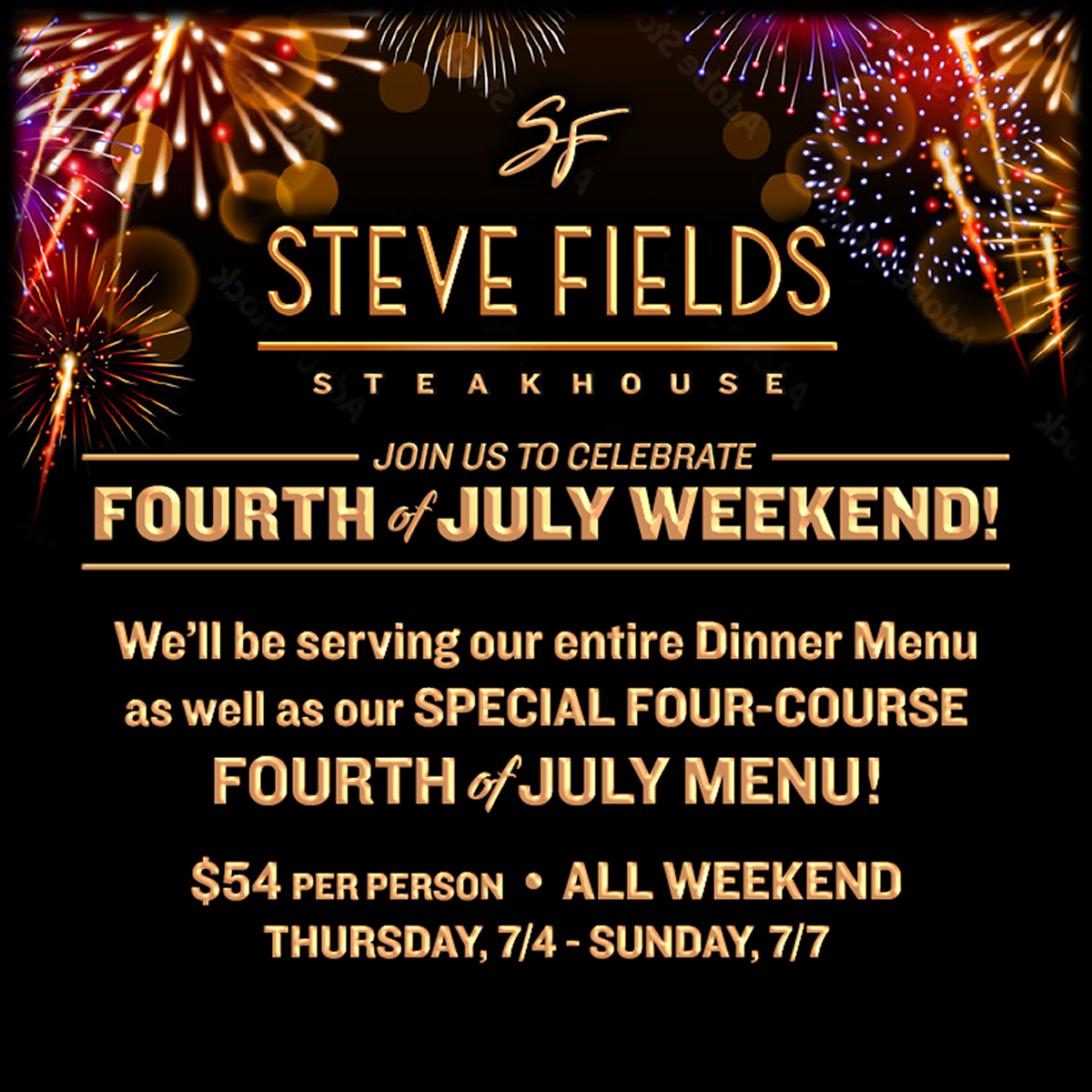 Steve Fields Steakhouse tweet media
