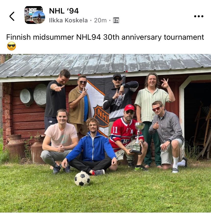 nhl94dotcom's tweet photo. A group of guys over in 🇫🇮 are having a two day tournament this weekend! https://t.co/tLDuaTcm6Q