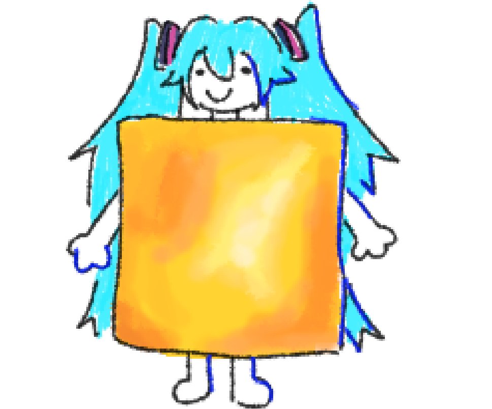 what if hatsune miku was a slice of processed cheese named diane