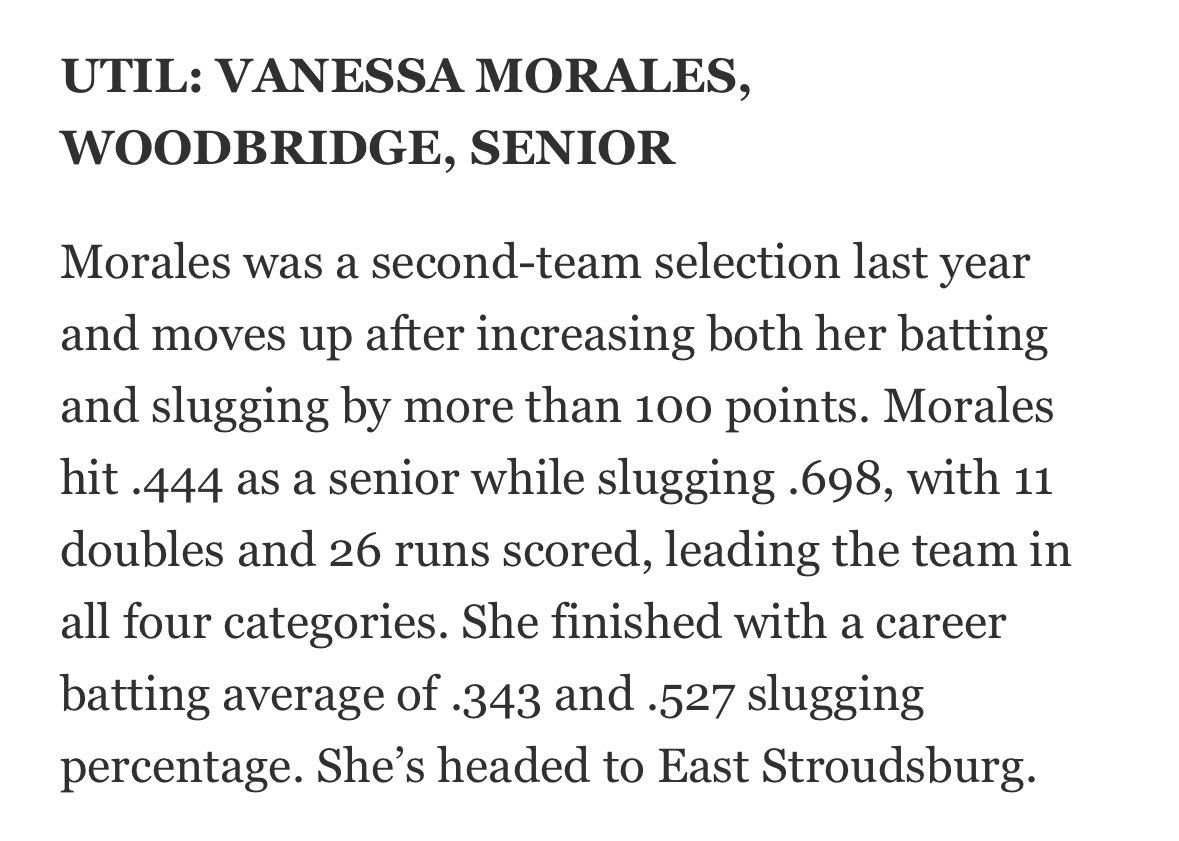 Woodbridge Barrons Softball tweet media