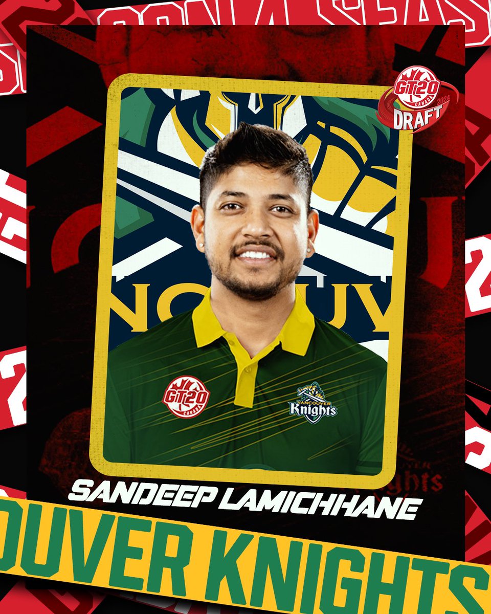 The Knights pick the Leg-spinning maestro from Nepal 🤩

#GT20Canada | #GlobalT20 | #CricketsNorth