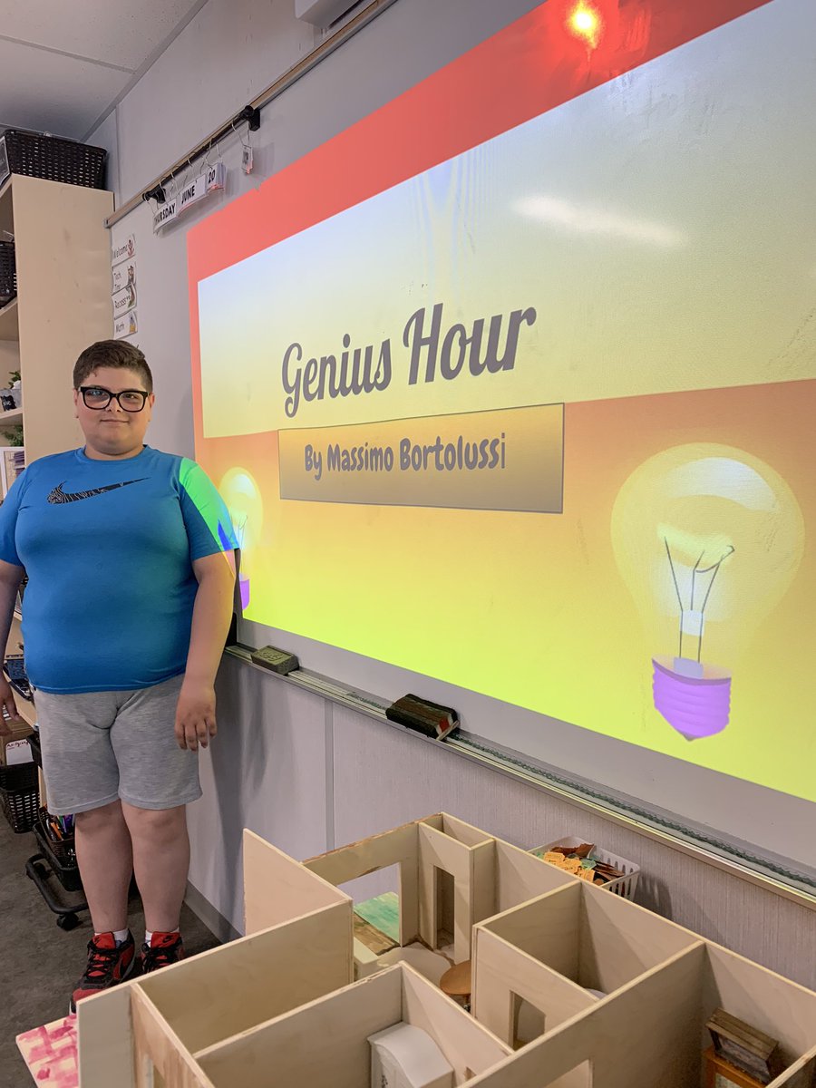 Mrs. Sadurski (@mrs_sadurski) on Twitter photo The school year is coming to an end but the learning continues with Genius Hour 💡presentations on becoming an architect, YouTube influencer, Cook Book writer & more <a href="/St_EVAN_Caledon/">St. Evan Catholic Elementary School</a> 👏🏻 The school year is coming to an end but the learning continues with Genius Hour 💡presentations on becoming an architect, YouTube influencer, Cook Book writer & more <a href="/St_EVAN_Caledon/">St. Evan Catholic Elementary School</a> 👏🏻