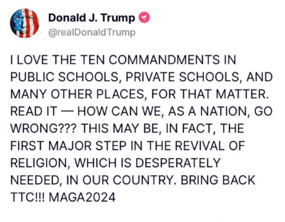 Thank you <a href="/realDonaldTrump/">Donald J. Trump</a> #MAGA