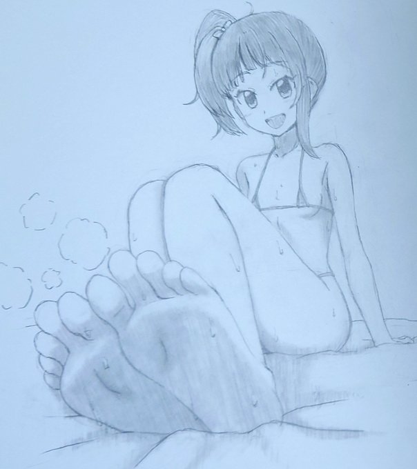 らくがきソラちゃん あし 