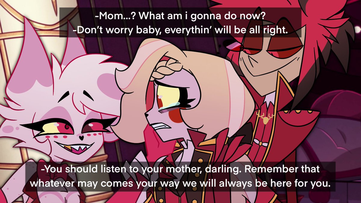Ah yes, and they were adoptive parents 👀✨(Heaven’s meeting afterwards)

#DoeAngelDust #HazbineHotelAlastor #HAZBINHOTEL #HazbinHotelAngelDust #radiodust #AngelDust #alastor