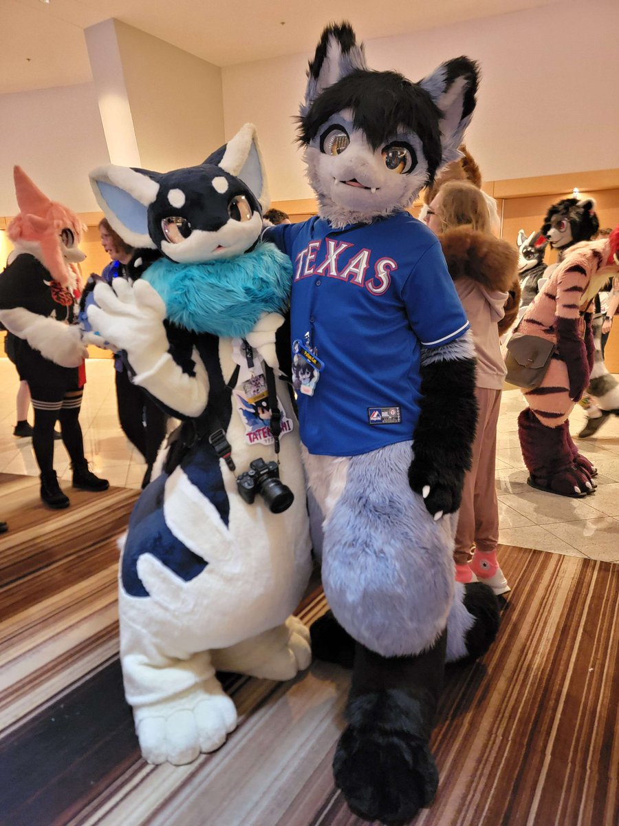 2 weeks in a row I remember to post! 

This one was with everyone’s favourite staircase gremlin, <a href="/Tyrijas/">楯無 / Tyrijas</a> ! 

#FursuitFriday