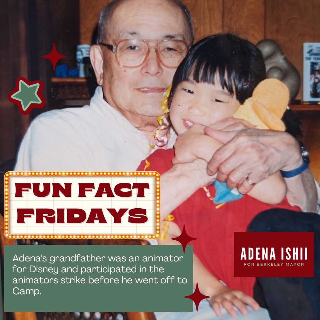 adenaishii's tweet image. Adena's grandfather was an animator for Disney and participated in the animators strike before he went off to Camp. What is a special story about a grandparent of yours? 

#funfactfriday #funfactsfriday #funfactfridays