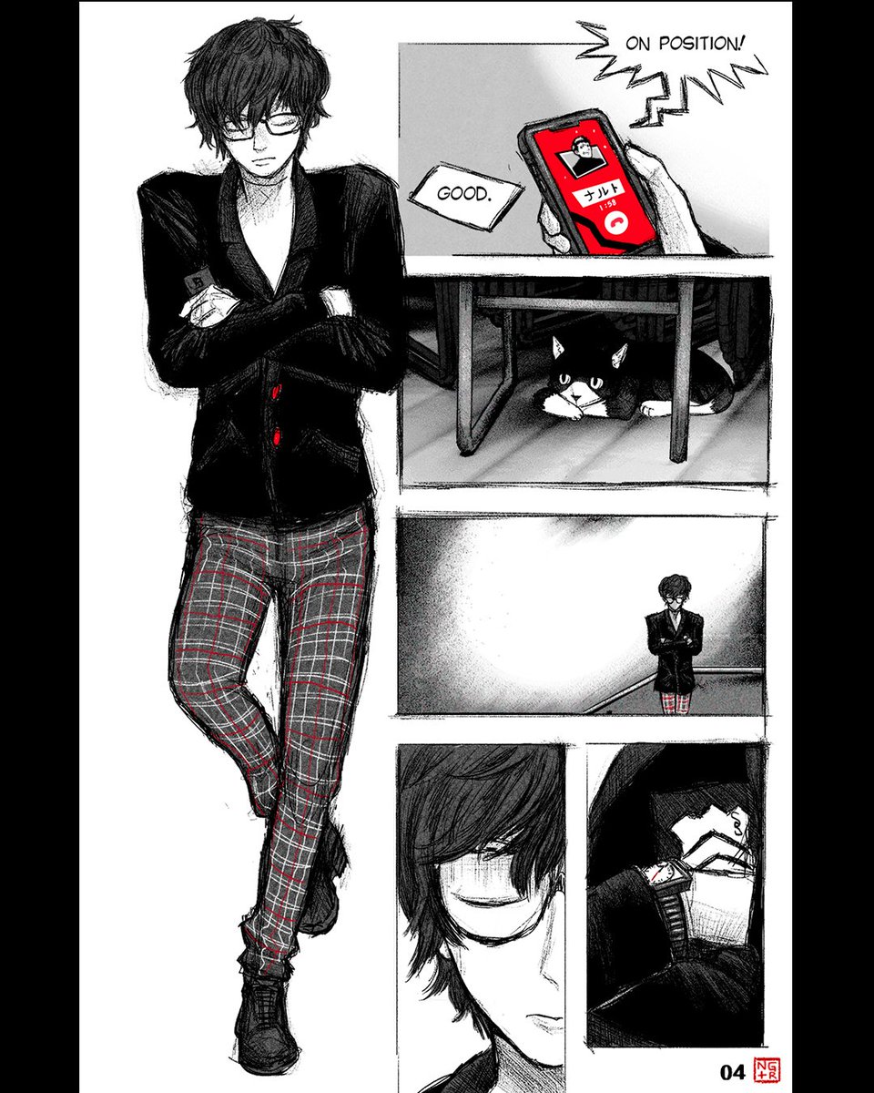 松谷大和 - Vic Yamato (@victherabbit) on Twitter photo “Protagonist gets killed in an unexpected bad ending and sent back in time to the beginning of the game. Can he now make the right choices and avert disaster?"
Persona 5 fan manga - New Game + Royal, chapter 6 NOW AVAILABLE! “Protagonist gets killed in an unexpected bad ending and sent back in time to the beginning of the game. Can he now make the right choices and avert disaster?"
Persona 5 fan manga - New Game + Royal, chapter 6 NOW AVAILABLE!