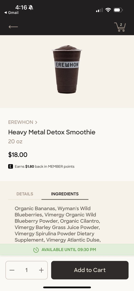 I shop at Erewhon occasionally but this is elite level snake oil sh!t