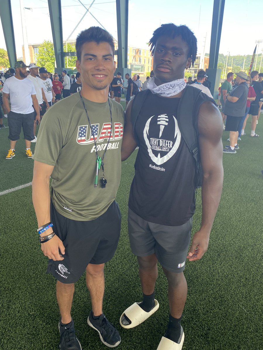 Had a great time a UAB learned a lot from <a href="/Coach_Browder/">Trevor Browder</a> time to take it back to the field <a href="/MJBlueDevils/">MJHS Football</a> <a href="/MJFOOTBALL1920/">Mortimer Jordan Football</a> <a href="/kyle_elsberry/">Kyle Elsberry</a> <a href="/gatorfan691/">Nick Goldsmith</a> @256Recruiting <a href="/AL6AFootball/">Alabama6AFootball</a> <a href="/Coach_MikeWood/">Mike Wood</a> <a href="/MJCoachFranks/">Zach Franks</a>