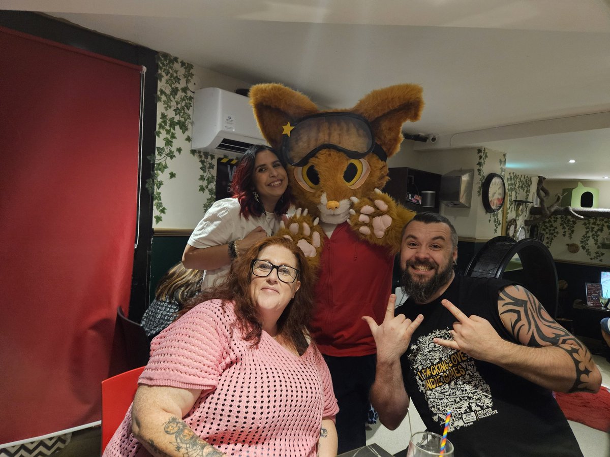 BigFuzzyYak's tweet image. Thank you so much to @WiredP @AngryDemonGames and @LadyDinahsCats for having me today to check out the amazing game Gori: Cuddle Carnage! #GoriCuddlyCarnage #LadyDinahsGoriCafe #WiredCreator