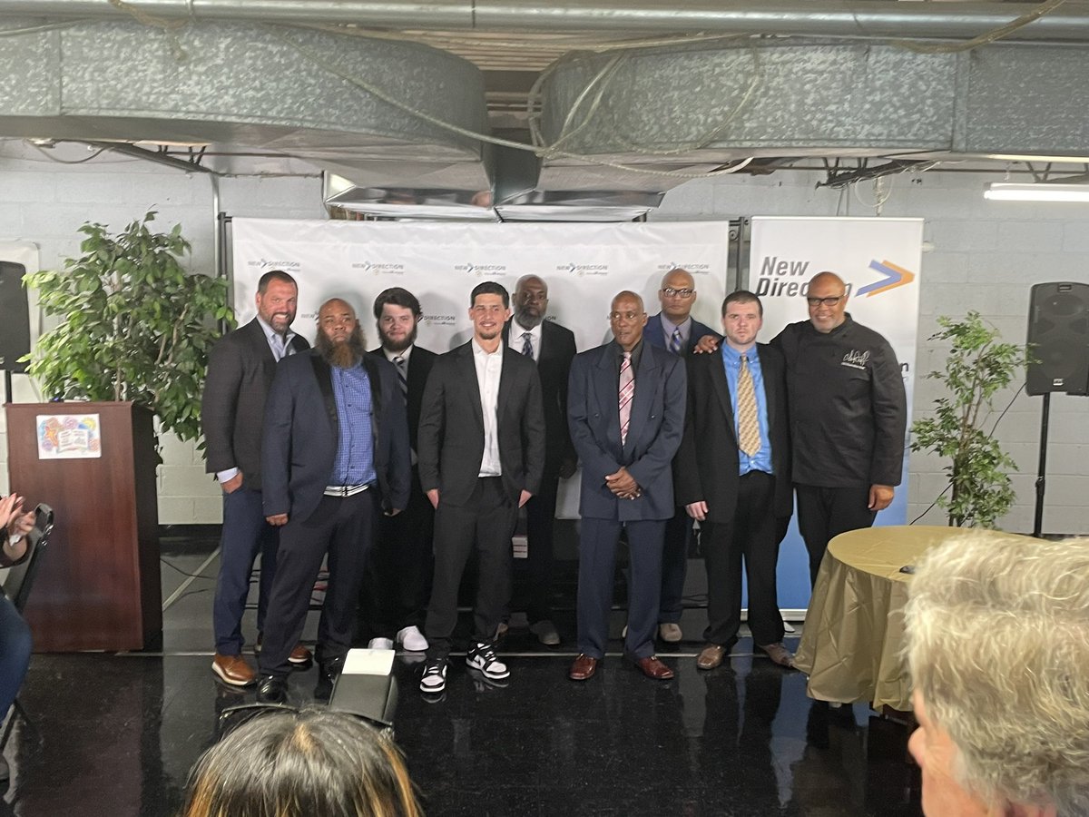 Congrats to the latest New Direction Graduates! <a href="/Chefjefflive/">Chef Jeff Henderson</a>