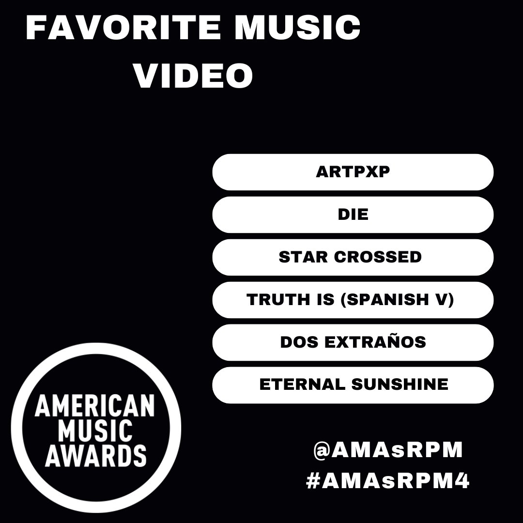 AMAsRPM's tweet photo. ¡Conoce a los nominados para la siguiente categoría!

#AMAsRPM4 https://t.co/X8myUuxAou