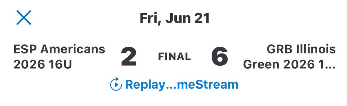 Green team <a href="/RaysIllinois/">GRB Rays-Illinois</a> win <a href="/CBEA_UIC/">CBEA</a> Curtis Granderson Homestand Classic

<a href="/carter_kropke/">Carter Kropke-2026 (LHP/1B/OF)</a> 5 innings- 6 hits- 2ER - 5Ks
<a href="/JamesTatroe/">JamesTatroe</a> 2 innings- 3 hits - 0ER- 4 Ks

<a href="/Brady_Klepfer_4/">Brady Klepfer</a> 2-2 - Triple
<a href="/Andrewdeeg4/">Andrew Deegan</a> 2-3 - DBL - 1RBI
<a href="/KonnerAltergott/">Konner Altergott</a> 1-3 - 2RBI