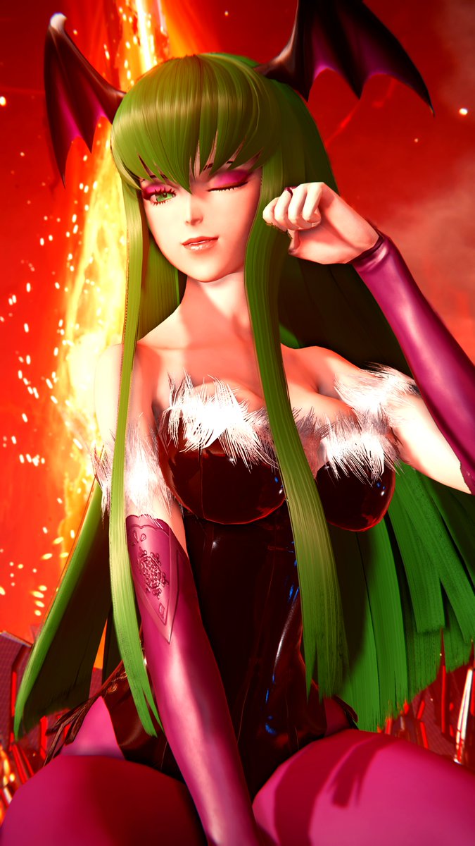 Vanifer333's tweet photo. Morrigan wishes you a Happy Weekend~ 💚😈
💚#PSO2
💚#PSO2NGS
💜#PSO2NGS_SS
💜#PSO2cosplay https://t.co/OVtAqU7VM8