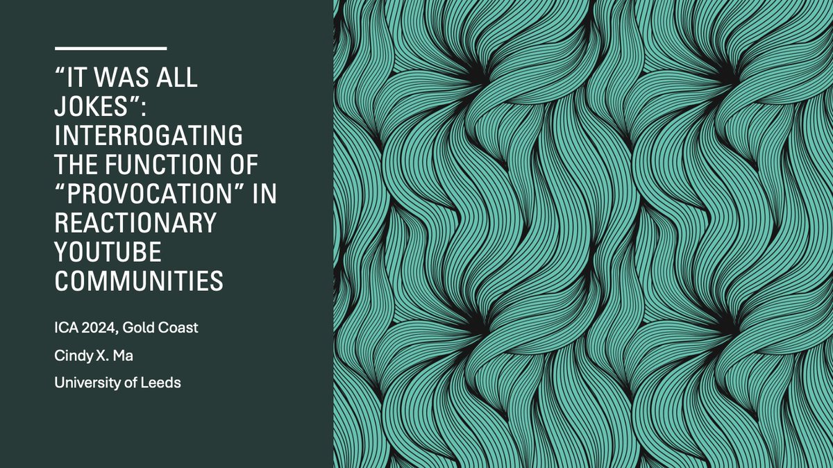Excited and honoured to be among the researchers presenting my work at #ICA24 in the Ethnicity &amp; Race top papers panel, tomorrow at 3pm, Coolangatta 3. Please come by, and feel free to reach out if you're around!