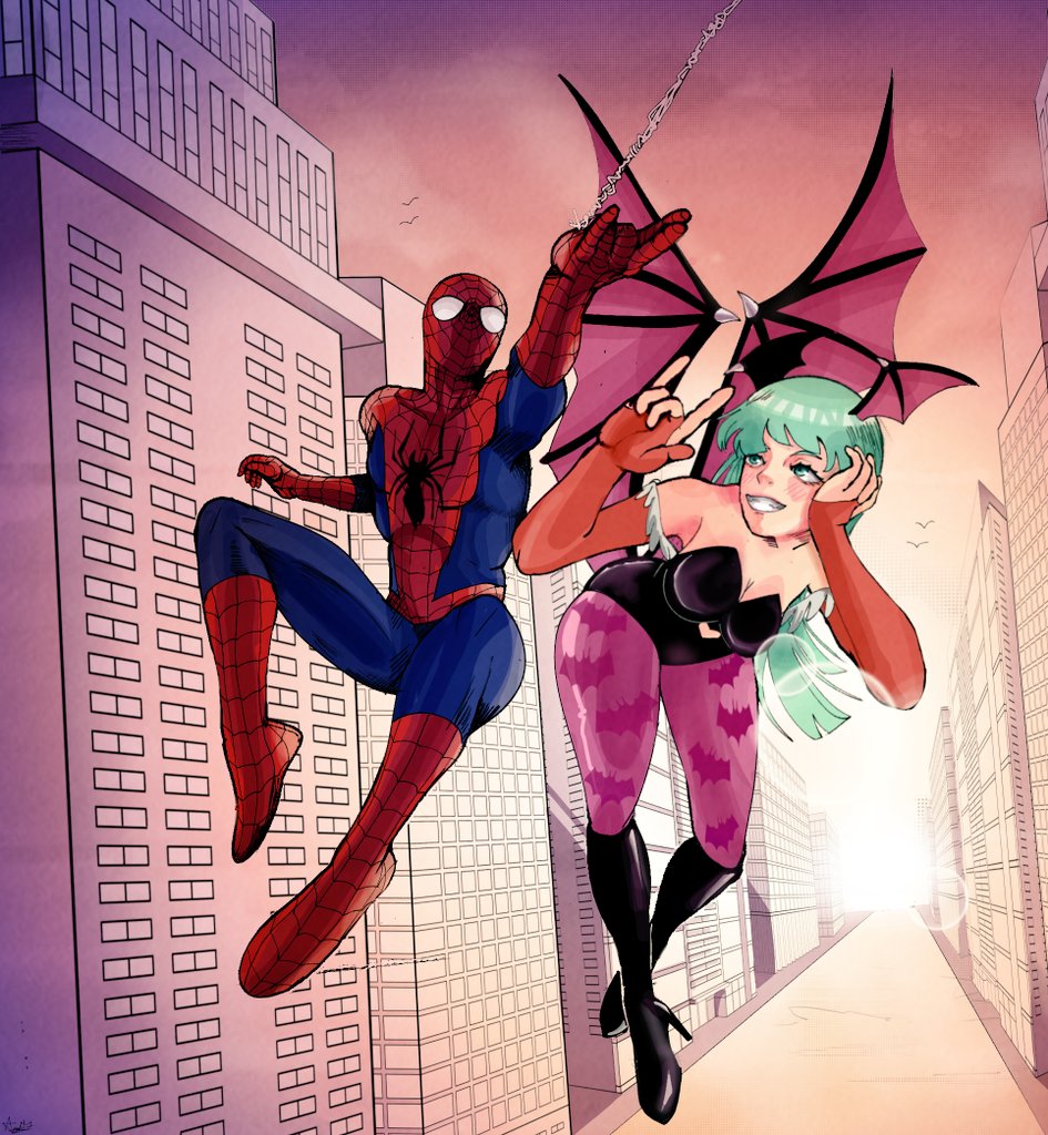 Angel_joyChips's tweet image. FAN ART!!! Spiderman x Morrigan 🕸️🔥😈
Terminé el coloreado de este dibujo y me encantó!!! ^^
PONLE QUE DIGA SPIDERMAN X MORRIGAN HASTA LA MUERTE!!!
-
-
-
#MvC2isFree #marvelvscapcom
#spiderman #morrigan #marvel #capcom #comic #FanArtContest