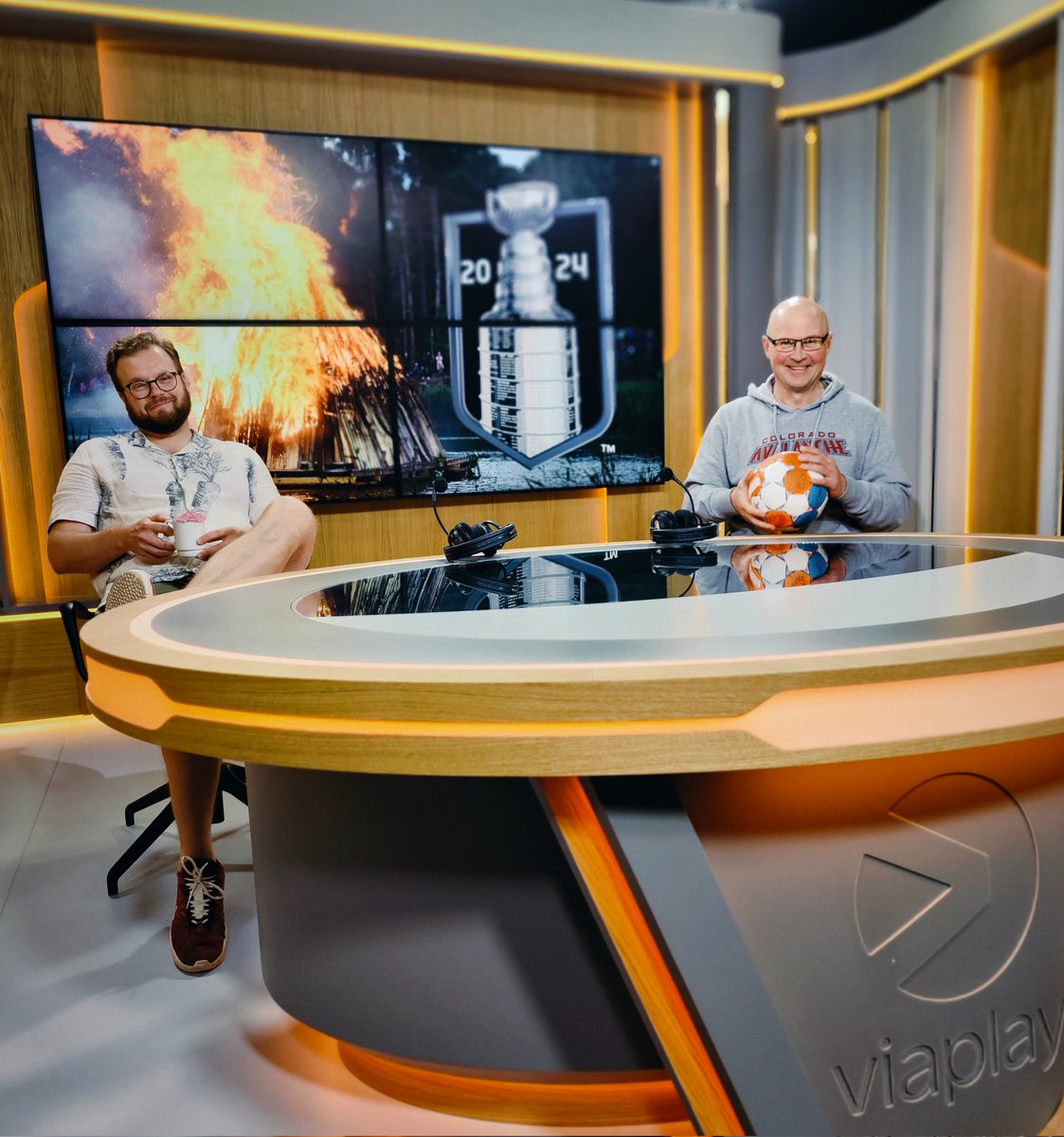 Juhannusta viettämässä Ismon kanssa. #NHLfi