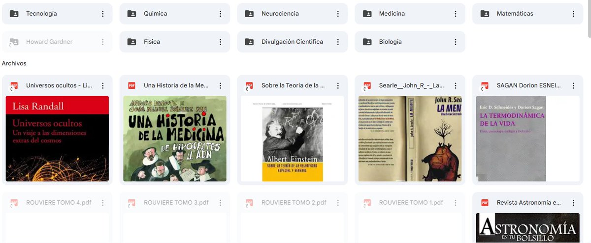 RegalosDigitals's tweet image. UN AUTODIDACTA ENCONTRO BIBLIOTECA CIENTIFICA CON TODOS LOS TEMAS
                                                                     🎁
SOLO PARA AUTODIDACTAS🤓🫴
drive.google.com/drive/folders/…