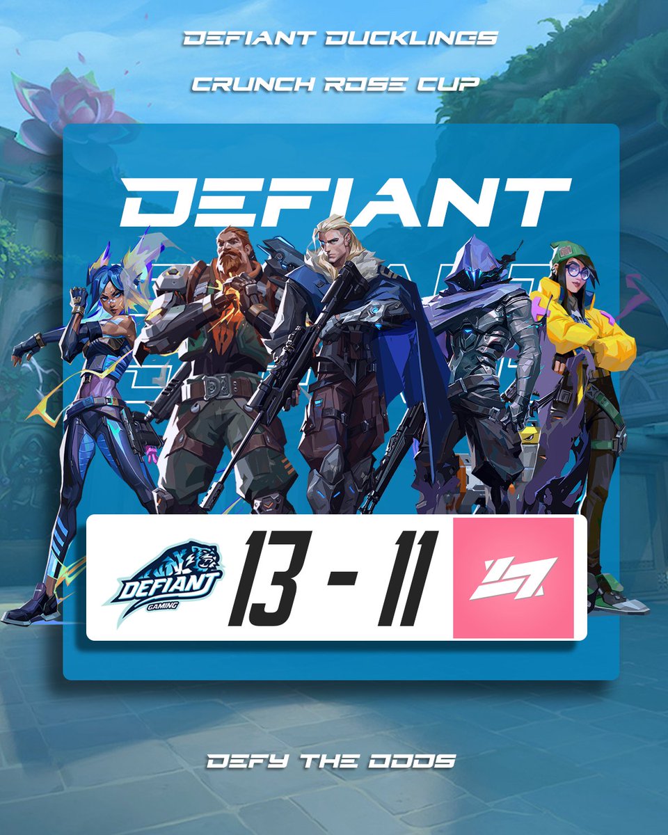 DefiantGamingUS's tweet image. After a first half STRUGGLEEEEE...

DUCKLINGS CLAW BACK A 13-11 WIN ON SPLIT. GGs @Lucky7Returns 🤝

Onto round 2.

Twitch.tv/defiantgamingus