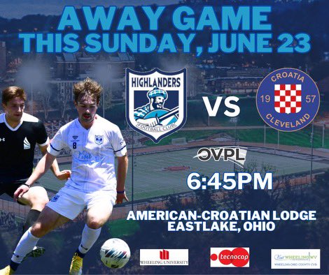 WV Highlanders FC (@wvhighlandersfc) on Twitter photo Update—Our <a href="/ovplsoccer/">OVPL Soccer</a> match on Sunday at Croatia Cleveland has been moved to later in the day to avoid the heat <a href="/WheelingVisitor/">Visit Wheeling, WV</a> <a href="/WUCardinals/">Wheeling U Athletics</a> <a href="/WLU_MSoccer/">WLU Men's Soccer</a> <a href="/str8trainingrnd/">Str8 From The Training Ground</a> <a href="/_JBDM/">One JB Digital Media</a> <a href="/WheelingNailers/">Wheeling Nailers</a> Update—Our <a href="/ovplsoccer/">OVPL Soccer</a> match on Sunday at Croatia Cleveland has been moved to later in the day to avoid the heat <a href="/WheelingVisitor/">Visit Wheeling, WV</a> <a href="/WUCardinals/">Wheeling U Athletics</a> <a href="/WLU_MSoccer/">WLU Men's Soccer</a> <a href="/str8trainingrnd/">Str8 From The Training Ground</a> <a href="/_JBDM/">One JB Digital Media</a> <a href="/WheelingNailers/">Wheeling Nailers</a>