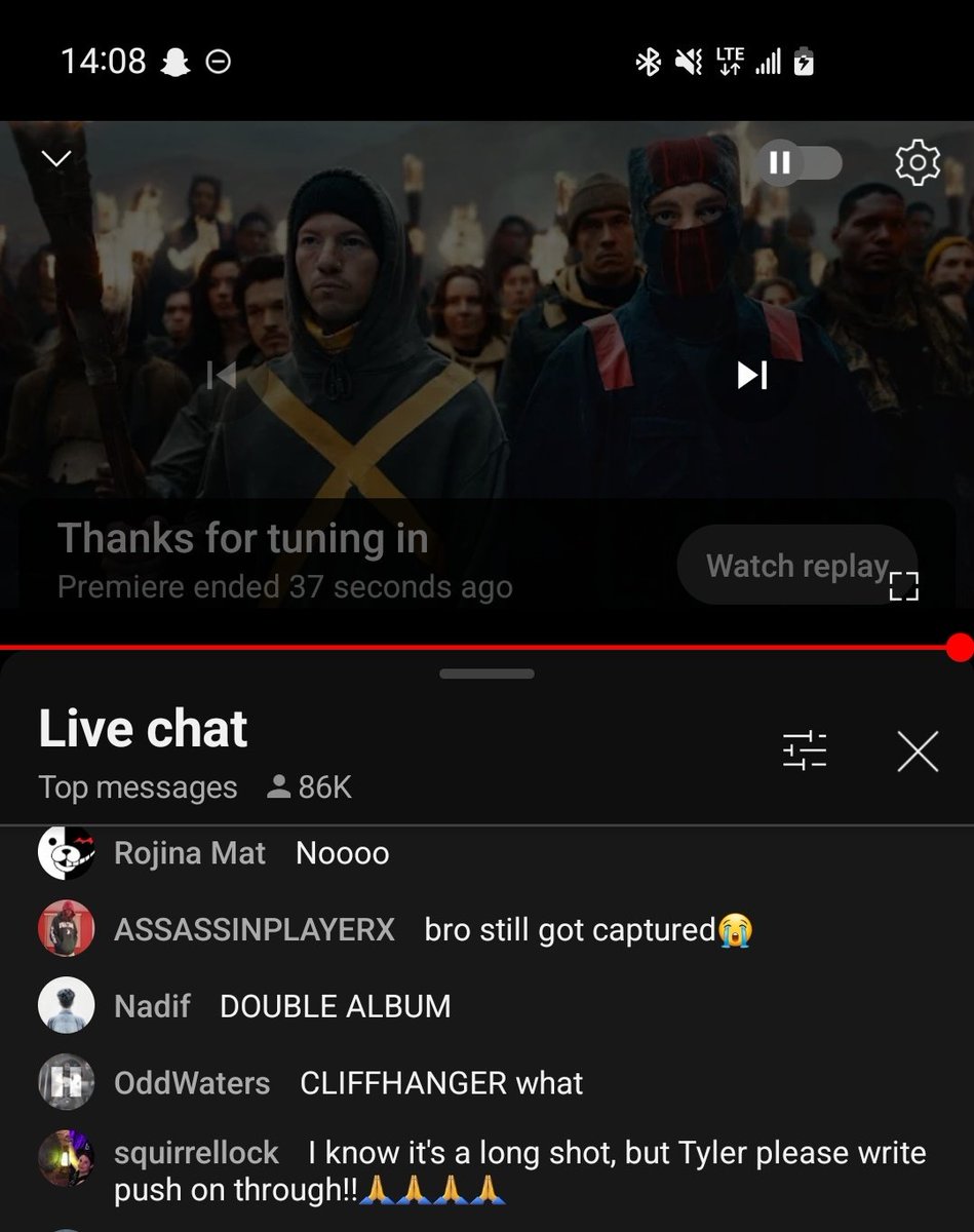 SquirrelLock's tweet image. It was worth a shot #paladinstraight #twentyonepilots #paladinstraightmusicvideo @tylerrjoseph @joshuadun @twentyonepilots