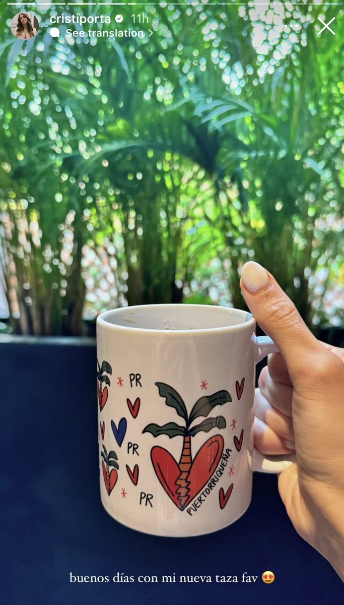 Cuando la tacita que le regalaste se convierte en su fav 🥲💖

Oficialmente, mi boriñola favorita <a href="/Cris_Porta/">Cristina Porta 🤍</a>

#CristinaPorta