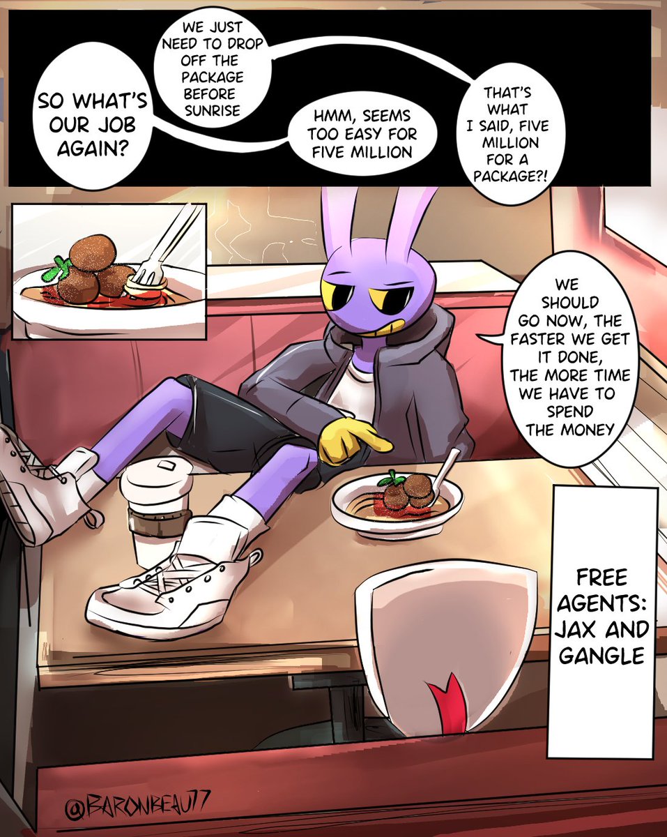 baronbeau77's tweet image. Here's the first four pages to jumpstart this longgg comic! WE GOT SIX HOURS TIL SUNRISE 🥳🥳
#TheAmazingDigitalCircus #DigitalCircus #TADC #sixhourstilsunrise
x.com/baronbeau77/st…