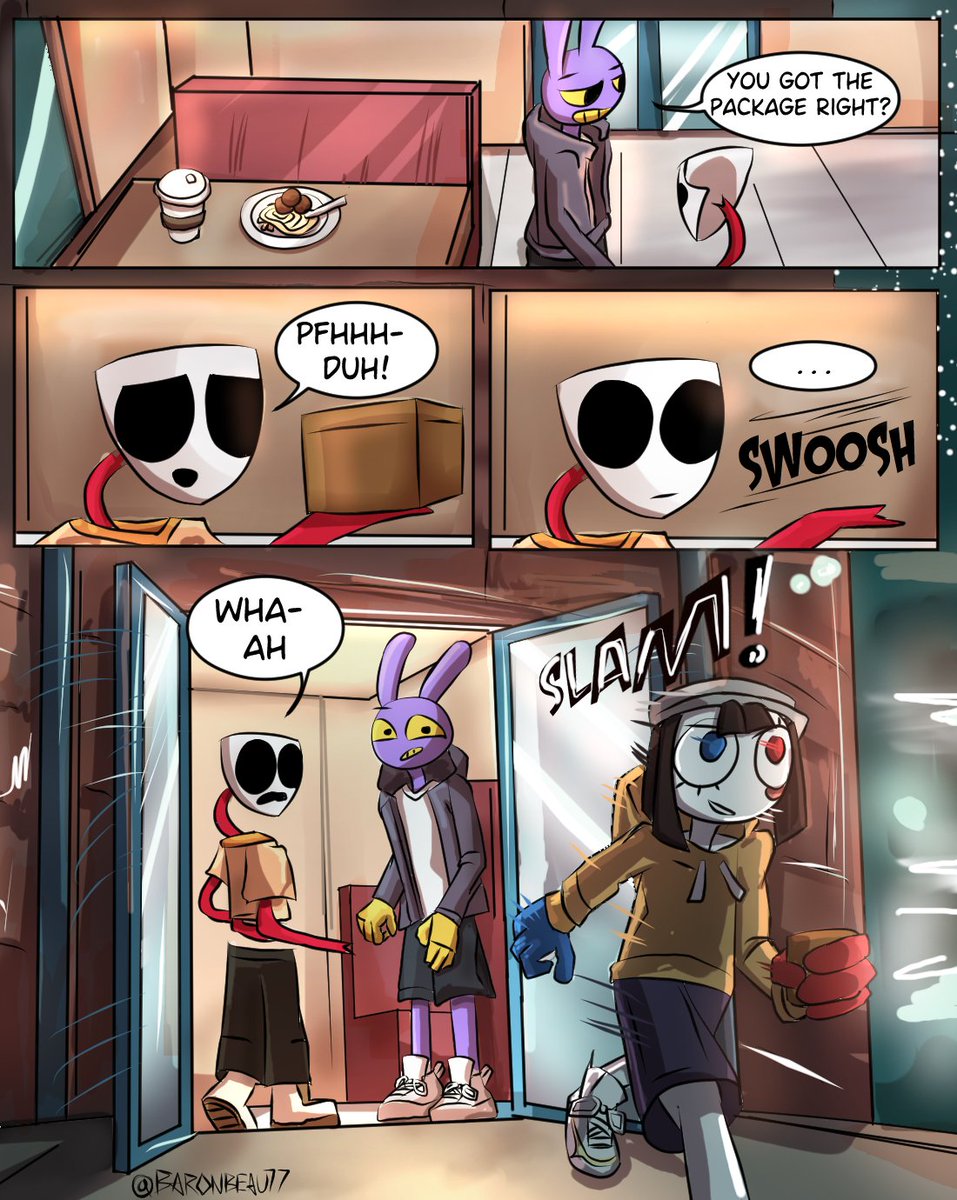 baronbeau77's tweet image. Here's the first four pages to jumpstart this longgg comic! WE GOT SIX HOURS TIL SUNRISE 🥳🥳
#TheAmazingDigitalCircus #DigitalCircus #TADC #sixhourstilsunrise
x.com/baronbeau77/st…