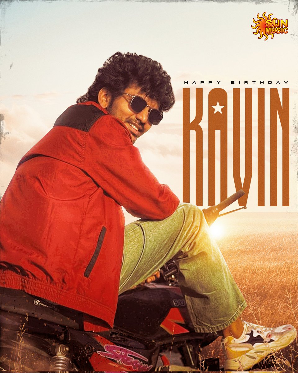 SunMusic's tweet photo. Wishing the star actor @Kavin_m_0431, a very Happy Birthday ✨😍

#SunMusic #HitSongs #Kollywood #Tamil #Songs #Music #NonStopHit #Kavin #HappyBirthdayKavin #HBDKavin https://t.co/qnpcHBu49p