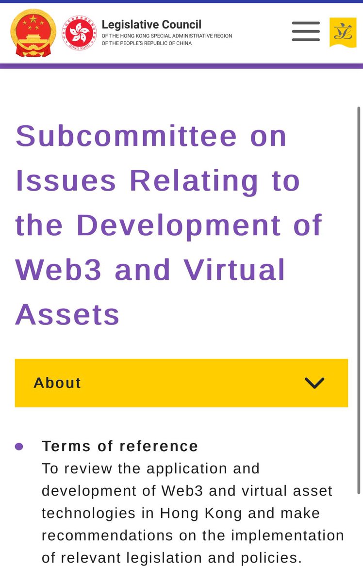 To promote the development of Web3 and virtual assets in Hong Kong, the HKSAR Legislative Council recently established a Subcommittee on Web3 and Virtual Asset Development. My office seeks to gather insights from the global Web3 industry, propose policy recommendations, and