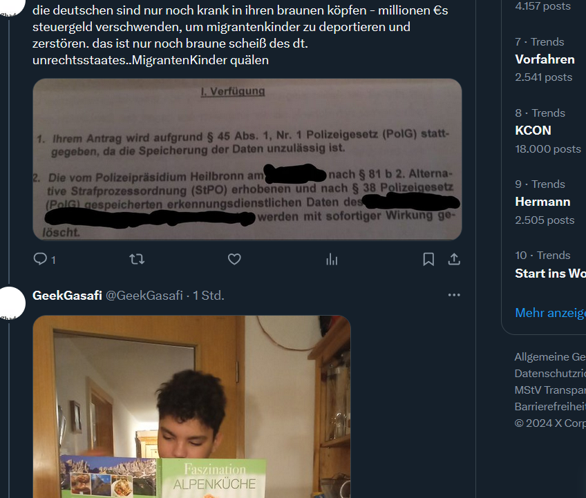 GeekGasafi's tweet photo. @Markus_Krall @DieLinke_HH Eure Mörderparteien in ihrer ganzen totalitären Verkommenheit und widerlichen Arroganz, die unter dem Müllhaufen der Geschichte wieder hervorgekrochen ist, gehört genau dorthin zurück. Der Tag wird kommen . Hure Babylon 
https://t.co/QfBasGk0lQ https://t.co/9ypAlmA0eu