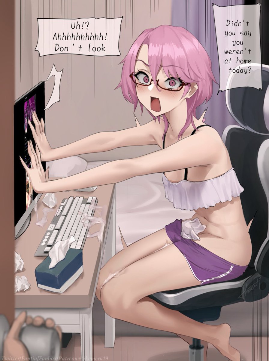 She got caught... (again)