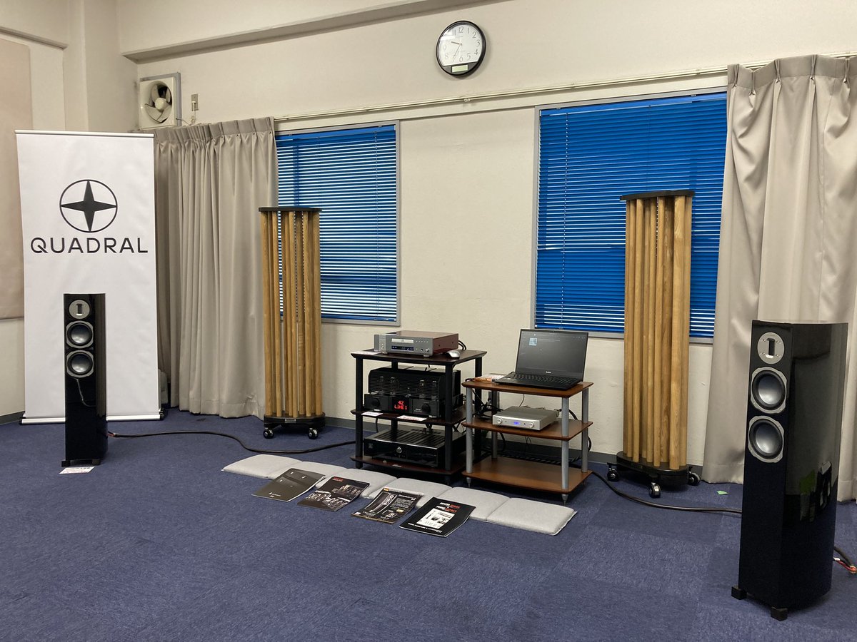 nomuramusen's tweet image. 本日「夏のオーディオ大商談会・前半」開催します😆　その2

第3会場
Triode:#Triode/#SPENDOR/#GoldNote 他
NetworkJapan:#Quadral/#SoundMagic

第４会場
Accuphase:#Accuphase
TAD:#TAD

本日は19時までとなります
皆様のご来場お待ちしております🙇‍♂️
