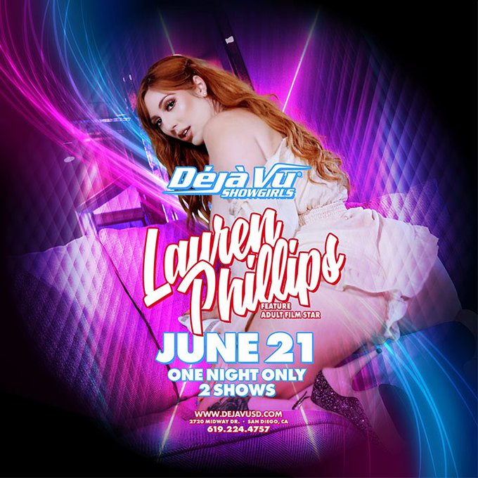 I'M BACK SAN DIEGO!!  I'll be feature dancing  @DejaVuMidway TONIGHT  @dejavutijuana TOMORROW   - June<a href="/tag/gallerystamford"class="tags"><span>#gallerystamford</span></a><a href="/tag/hollytreats"class="tags"><span>#hollytreats</span></a>