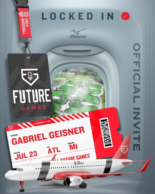 Gabe Geisner (@gabegeisner27) on Twitter photo Thank you <a href="/CoachGoodwinA/">Adam Goodwin</a> for the invite to play down in Georgia in the Future Games, looking forward to represent team Michigan <a href="/SOABaseball1/">South Oakland A’s Baseball</a> <a href="/PrepBaseballMI/">Prep Baseball Michigan</a> Thank you <a href="/CoachGoodwinA/">Adam Goodwin</a> for the invite to play down in Georgia in the Future Games, looking forward to represent team Michigan <a href="/SOABaseball1/">South Oakland A’s Baseball</a> <a href="/PrepBaseballMI/">Prep Baseball Michigan</a>
