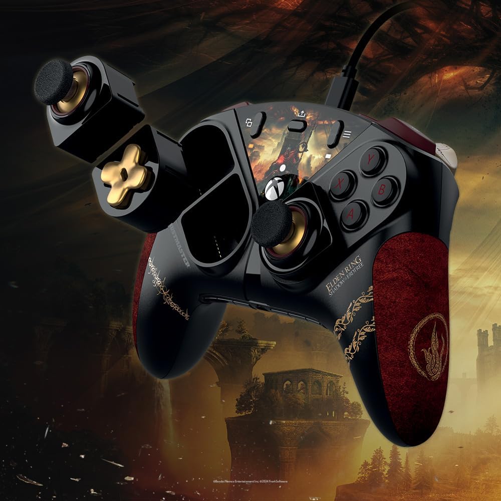 VideoArtGame's tweet photo. Official Thrustmaster eSwap X2 Elden Ring Shadow of the Erdtree Modular Controller (Compatible with Xbox Series X|S and PC)

https://t.co/XKCThGLsA1 #ad https://t.co/4Bks8awoNI