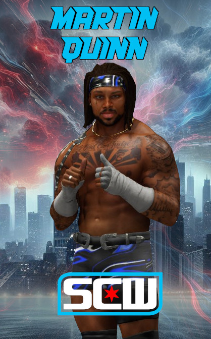 SCWonTwitch's tweet image. Welcome to SCW Marcus Quinn! He made his debut in the SCW Showdown Championship Contendership Qualifier match! Let&apos;s see what he can do in SCW!

Catch us LIVE: 
twitch.tv/therogueyrogue
